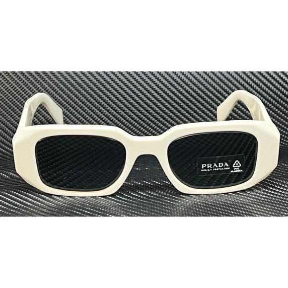 Prada White 49mm Ladies Sunglasses